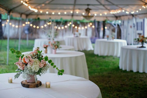 Jennifer Rodney S Backyard Tent Wedding In Azle Texas The